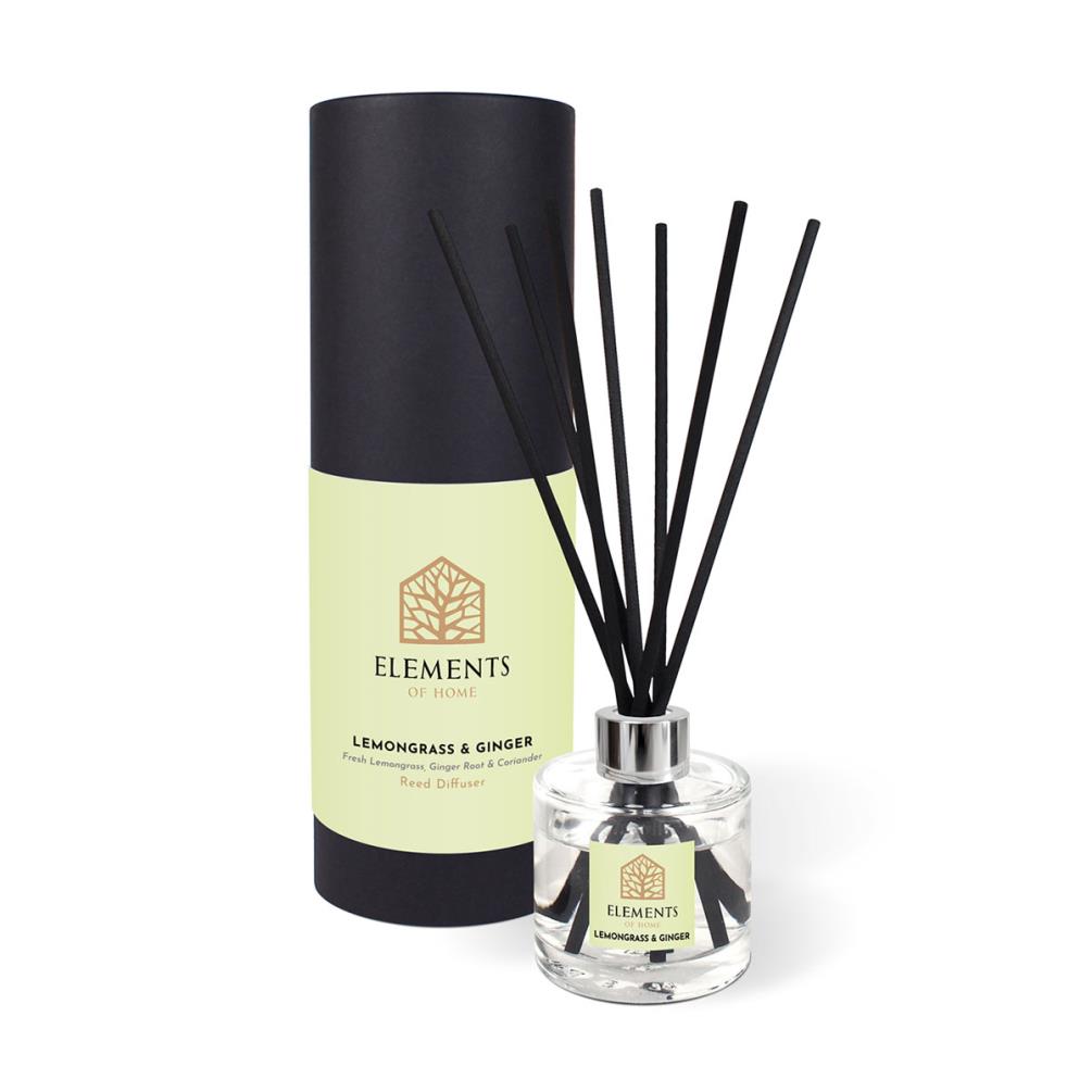 Elements of Home Lemongrass & Ginger Reed Diffuser - 100ml £11.99
